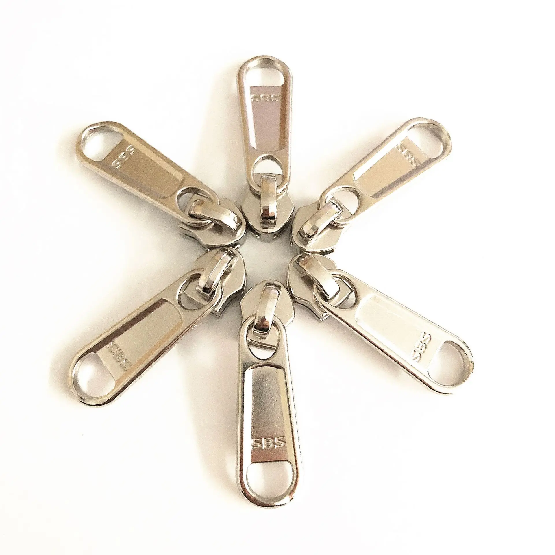 

SBS Genuine Zipper Head 7 #head with 8 # Zipper Slider Acessórios Para Costura 100pieces