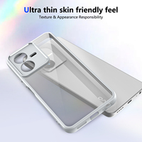 For Vivo Y22 4G/Y22S case Simple acrylic transparent skin feel cover For Vivo Y22 /Y22S 4G shockproof bumper Fudna