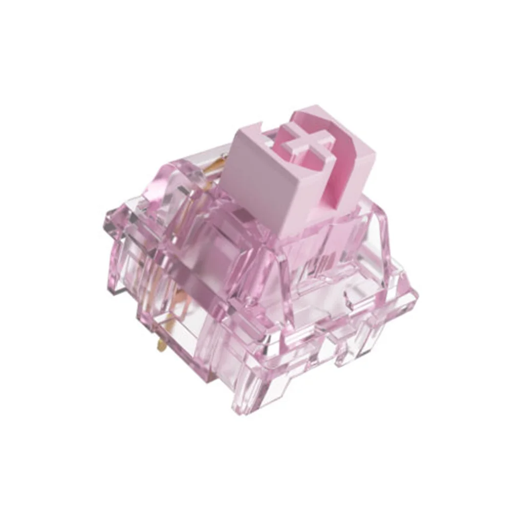 AKKO CS Switch Jelly Pink 3pins 45gf POM Linear Switches Factory Lubed Compatible with MX Mechanical Keyboard Custom Accessories