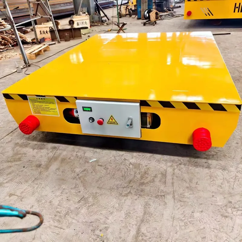 New Platform Electric Cart China Top Factory Steerable Transfer Cart Automated Guided Vehicle Heavy Duty Industrial Use