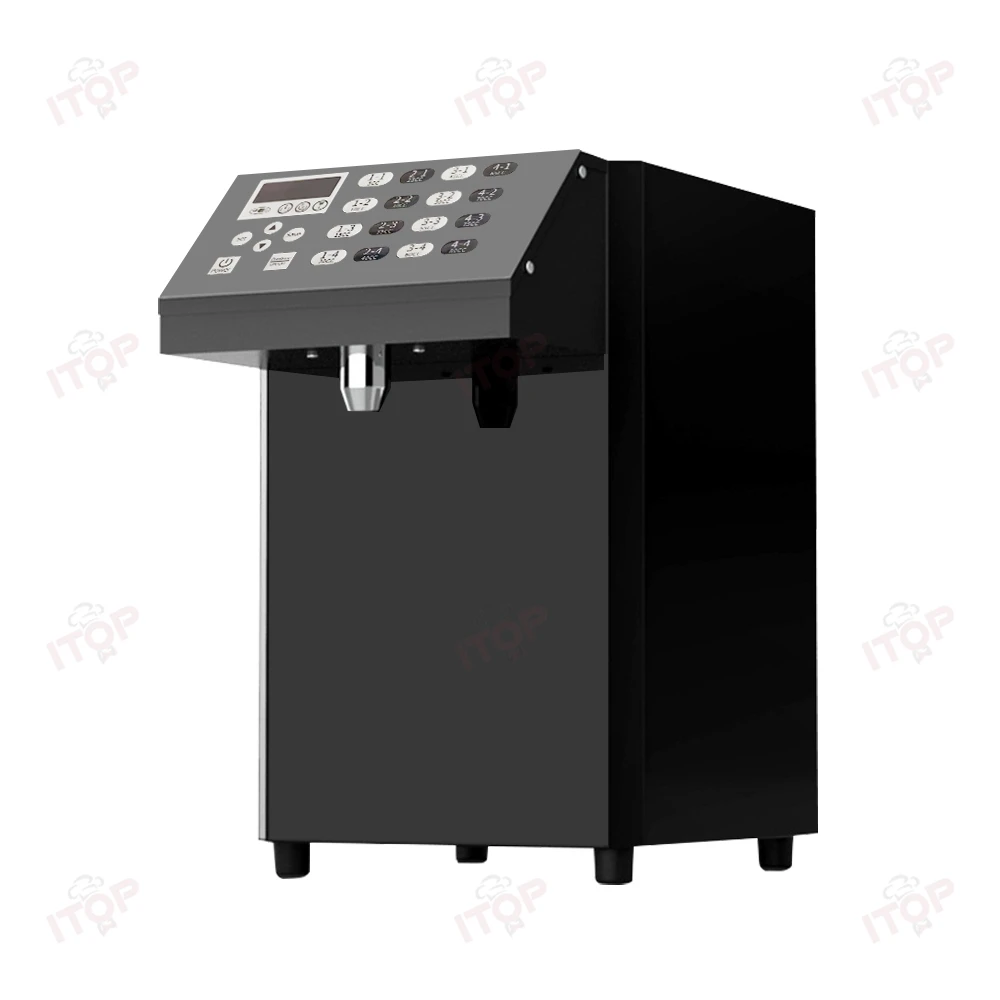 STLW JW التجارية 16 مفاتيح آلة توزيع أوتوماتيكية شراب الفولاذ المقاوم للصدأ وسكر الفاكهة لاستخدام الشاي والحليب والمقهى