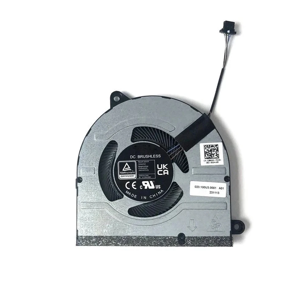 Laptop CPU Fan For DELL For Inspiron 14 Plus 7430 0D8MWV D8MWV DFS5K12214161H FQ6P 023.100U3.0001 DC5V 0.5A