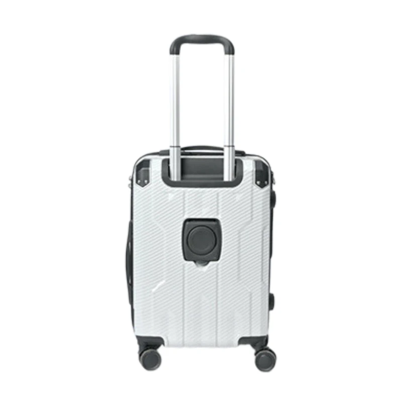 different directions  Double Handle Trolley Suitcase ,Double Layer Explosion-Proof Zipper Luggage with Alloy Corners & TSA Lock