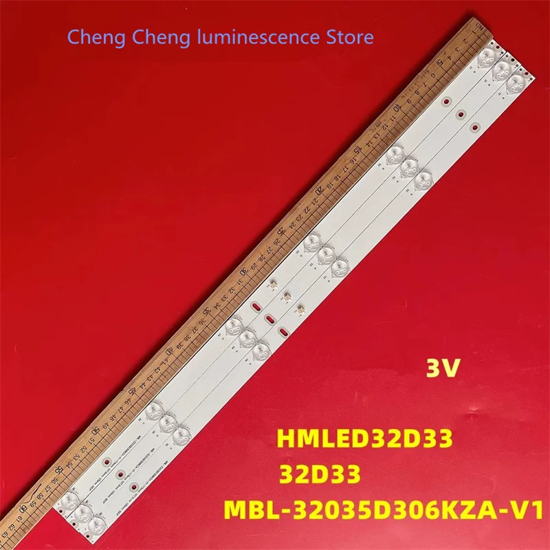 

New FOR Hisense HMLED32D33 32D33 MBL-32035D306KZA-V1-1115mm 6LED 3V 58CM 100% NEW LED backlight strip