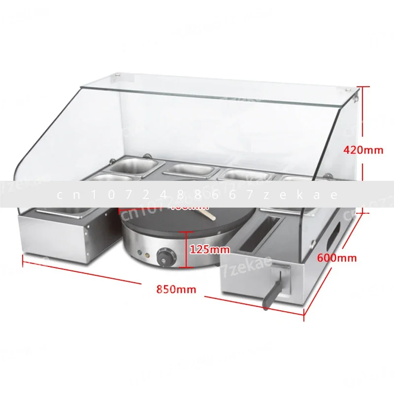 

1-плита с антипригарным покрытием, электрическая машина для изготовления блинов, духовка для блинов, верстак, блинница с сервировочной станцией