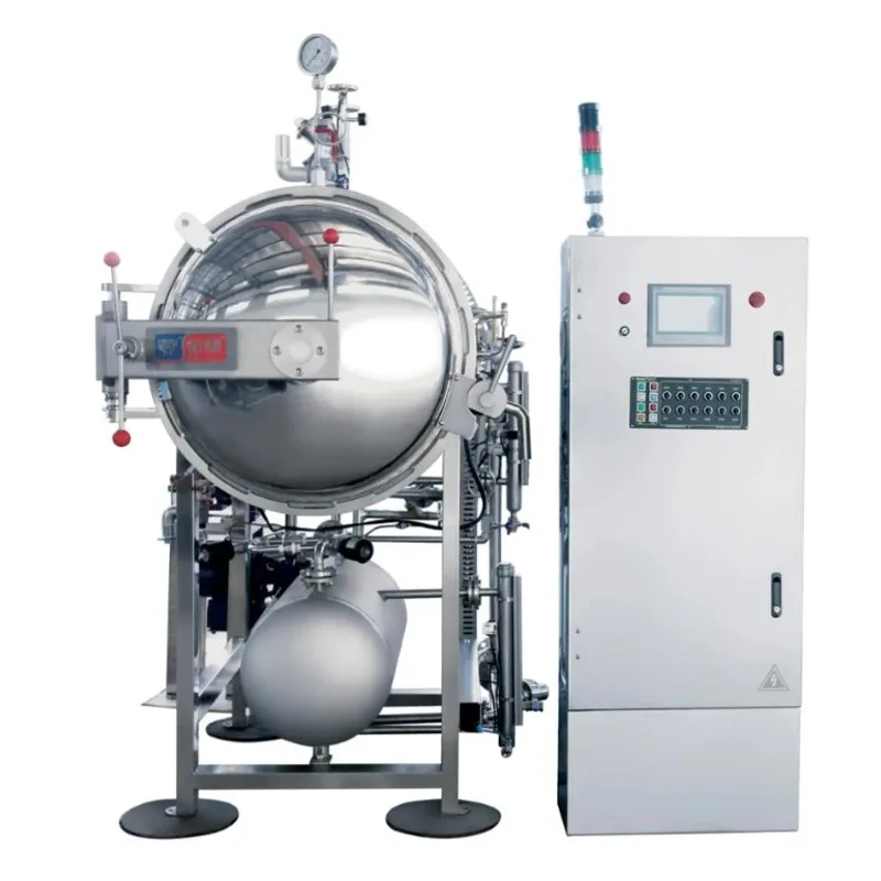 Industrial Food Sterilizer Autoclave Pressure Retort Pot for Glass Bottles Vacuum Bags Canned Food Processing Machinery