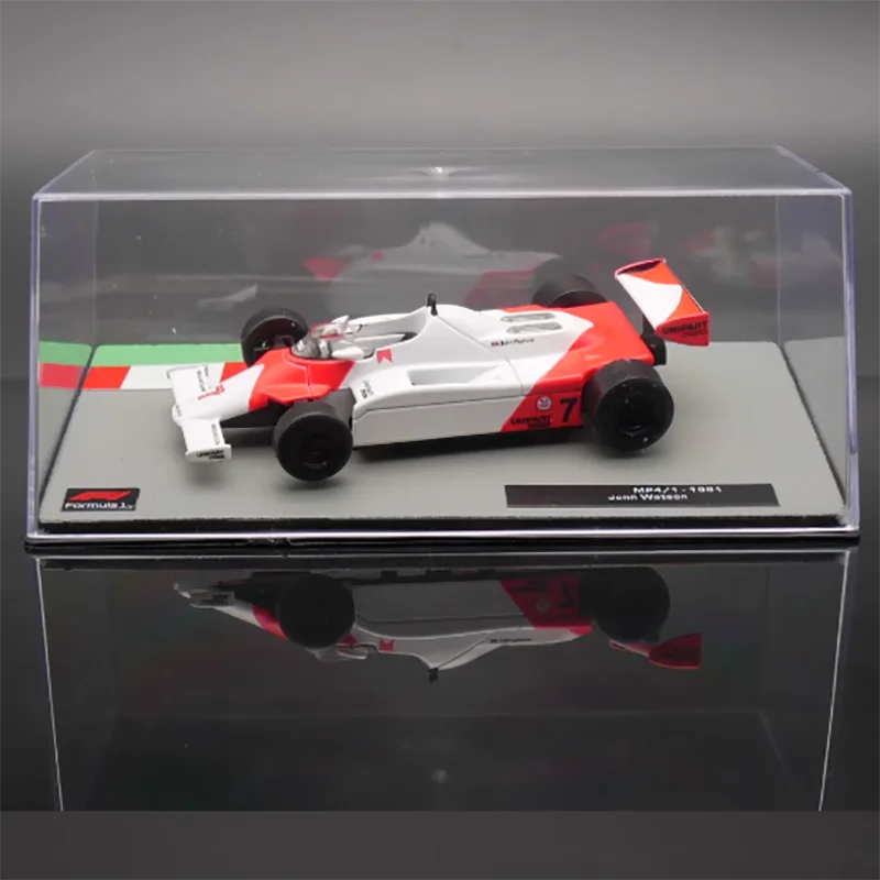 Diecast 1:43 Scale IXO F1 Racing MP4/1 1981 John Watson Alloy Vehicle Model Finished Simulation Collection Decoration Gift Toys