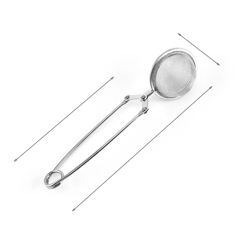 Filtro de café, hierbas y especias, difusor, bola de té con mango, bolsitas de té Matcha, infusor de té, colador de té de malla esférica de acero inoxidable