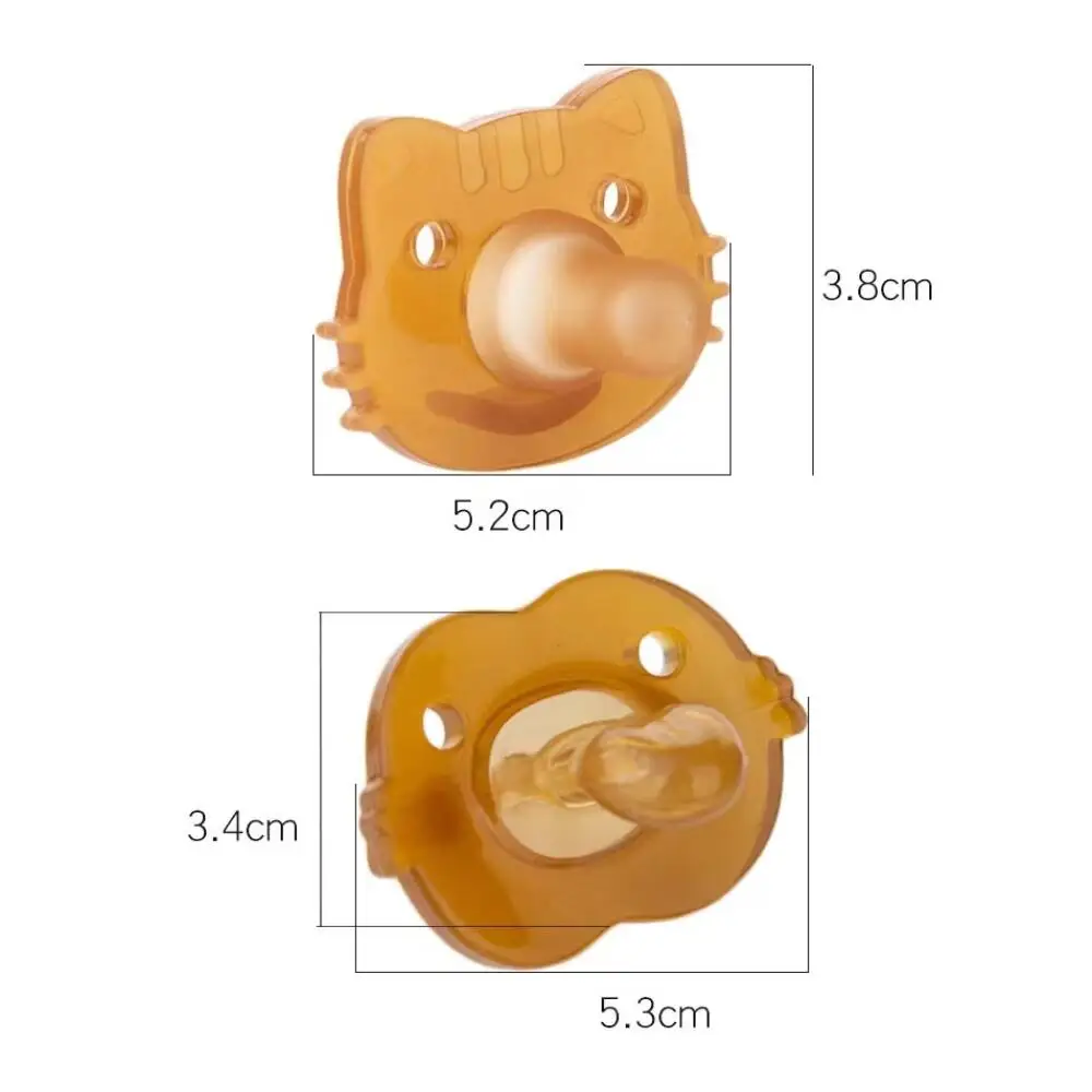 New Creative Silicone Bear Pacifier Day Round Head Night Flat Head Storage Box Chain Baby Teether Toys Newborn Pacifier