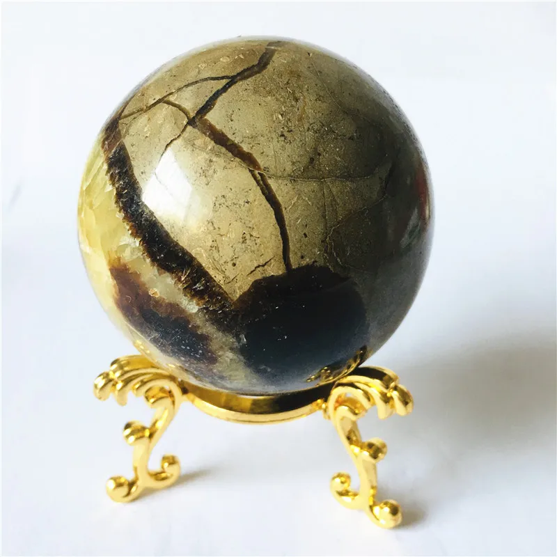 Natural septarian sphere septarium Natural Dragon Stone