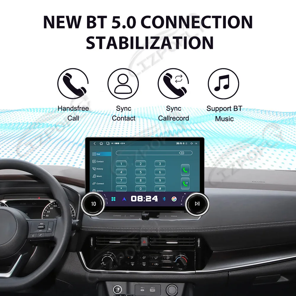 11.5 Inch Car Stereo for Nissan X-Trail 2021–2026, Wireless Carplay & Android Auto GPS Navigation Touchscreen Radio