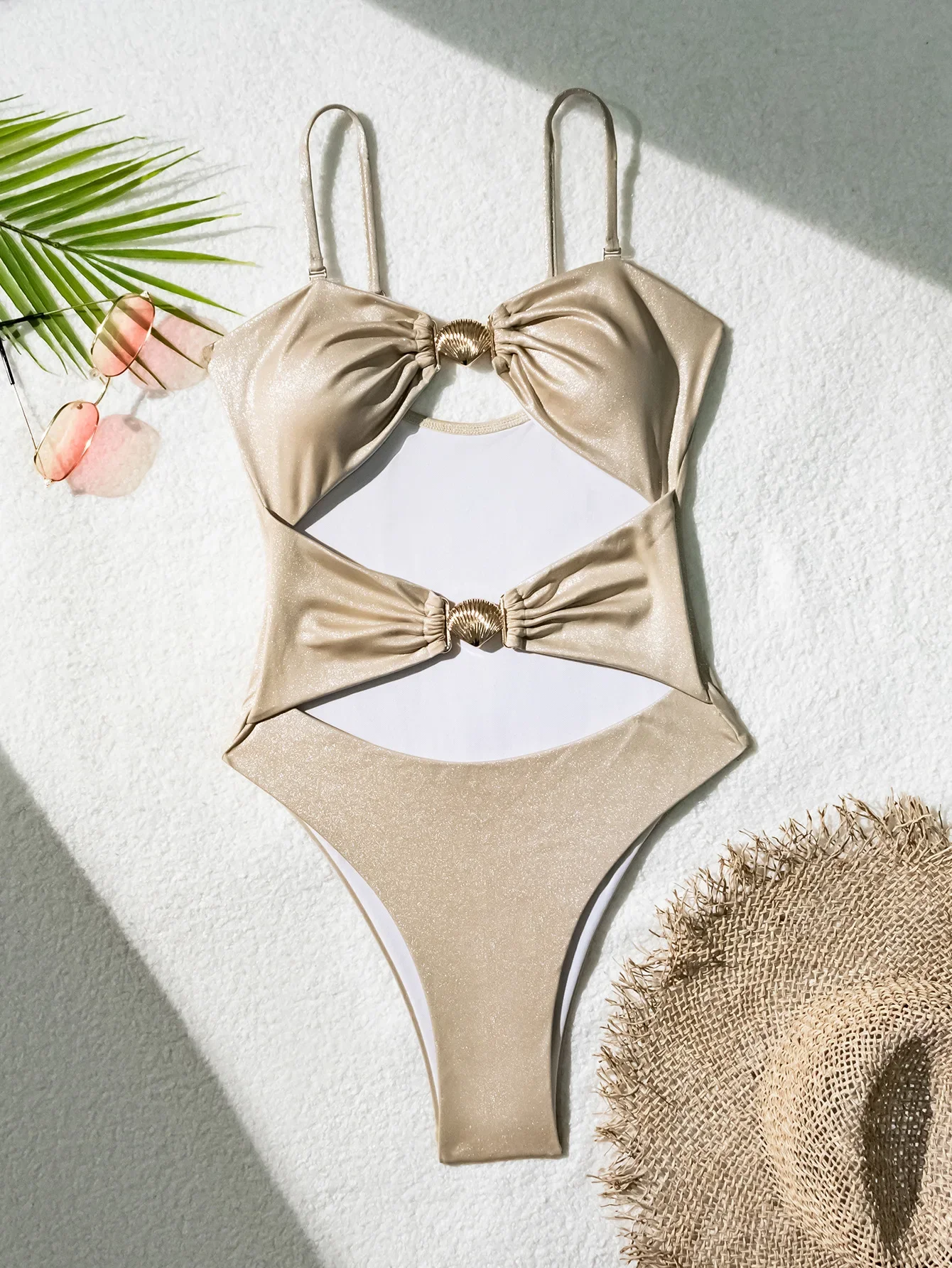 

Женский сексуальный цельный купальник с вырезами, мода 2025, монокини, бикини, пляжная одежда, купальный костюм для женщин, плавание