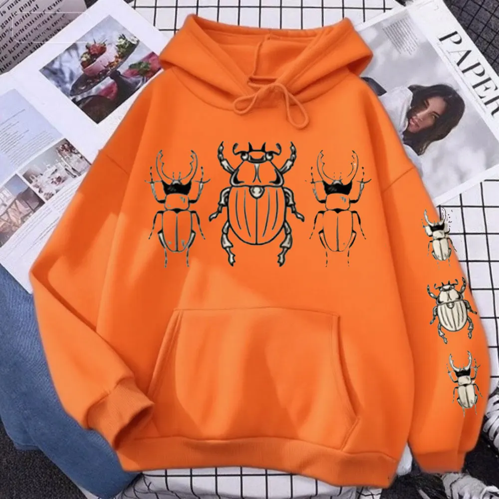 Bug amante presente vintage besouro moletom com capuz amante de insetos moletom feminino pulôver natureza ilustração moletom com capuz roupas de entomologia