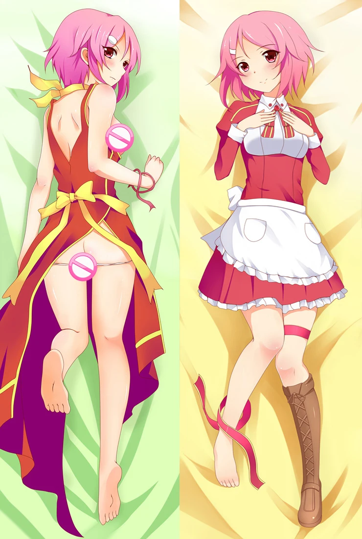 

2WAY/WT Anime Dakimakura Fullbody PillowCase Two-Side Printed Peach Skin Hugging Pillow Cover Cartoon Hugging Body Pillow Case