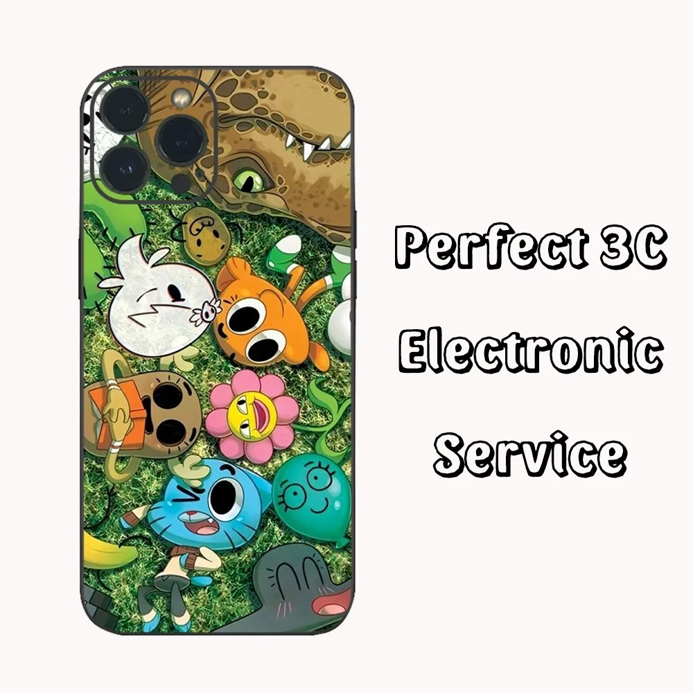 Incrível mundo de g-gumball capa de telefone para iphone15 14 13 12 mini 11 pro xs max x xr se5 6 7 8 plus capa de silicone macio