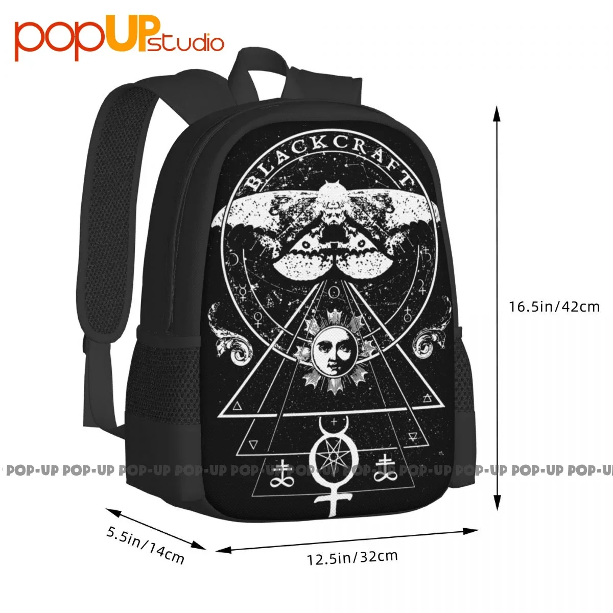 Blackcraft tas punggung Goth atletik Crowley'S Mother ransel pakaian tas senam berenang sekolah kapasitas besar