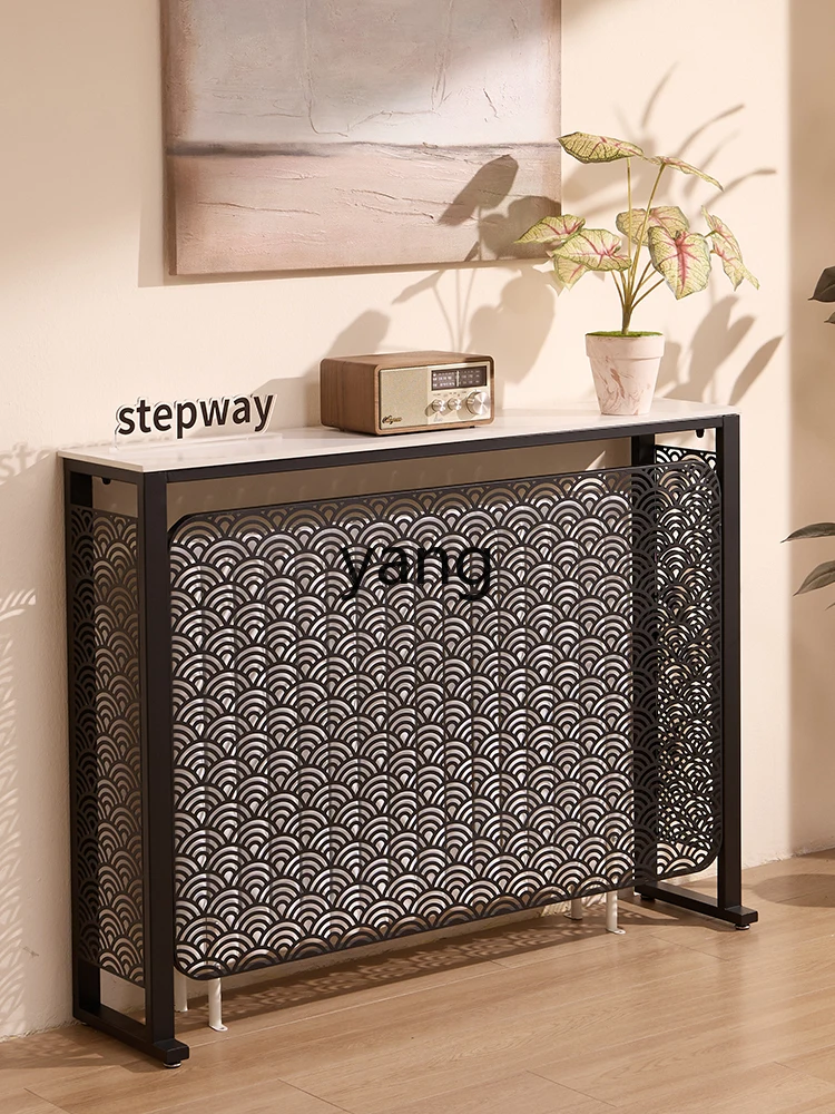 Yjq Radiator Upper Shelf Decorative Cover Covering Cover Wall Cabinet Light Luxury Console Tables