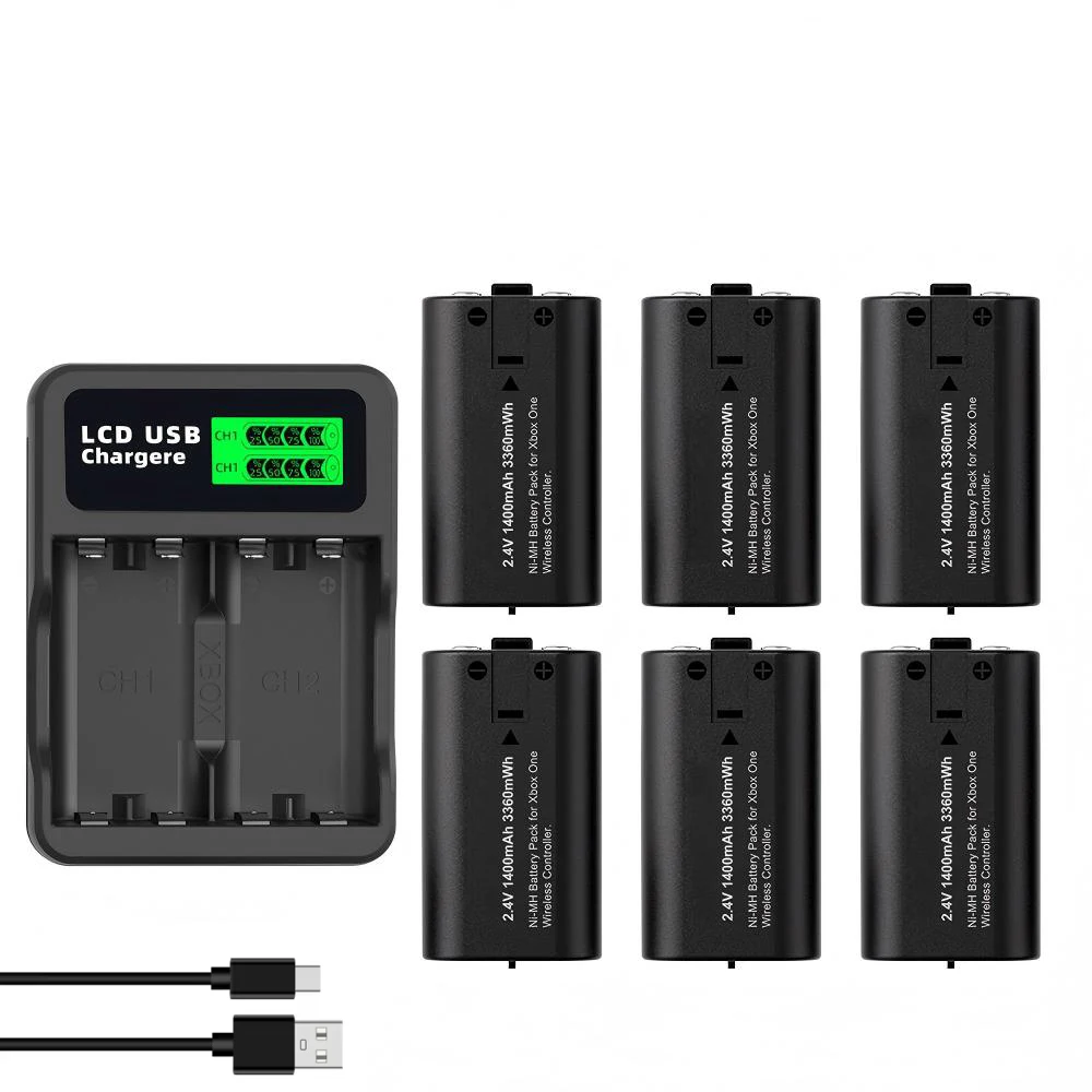 

KOSHARE 3360mWh Digital Battery For Xbox-3360+ USB Charger for Xbox One/Xbox Series X/Xbox One S/Xbox One X/Xbox One Elite
