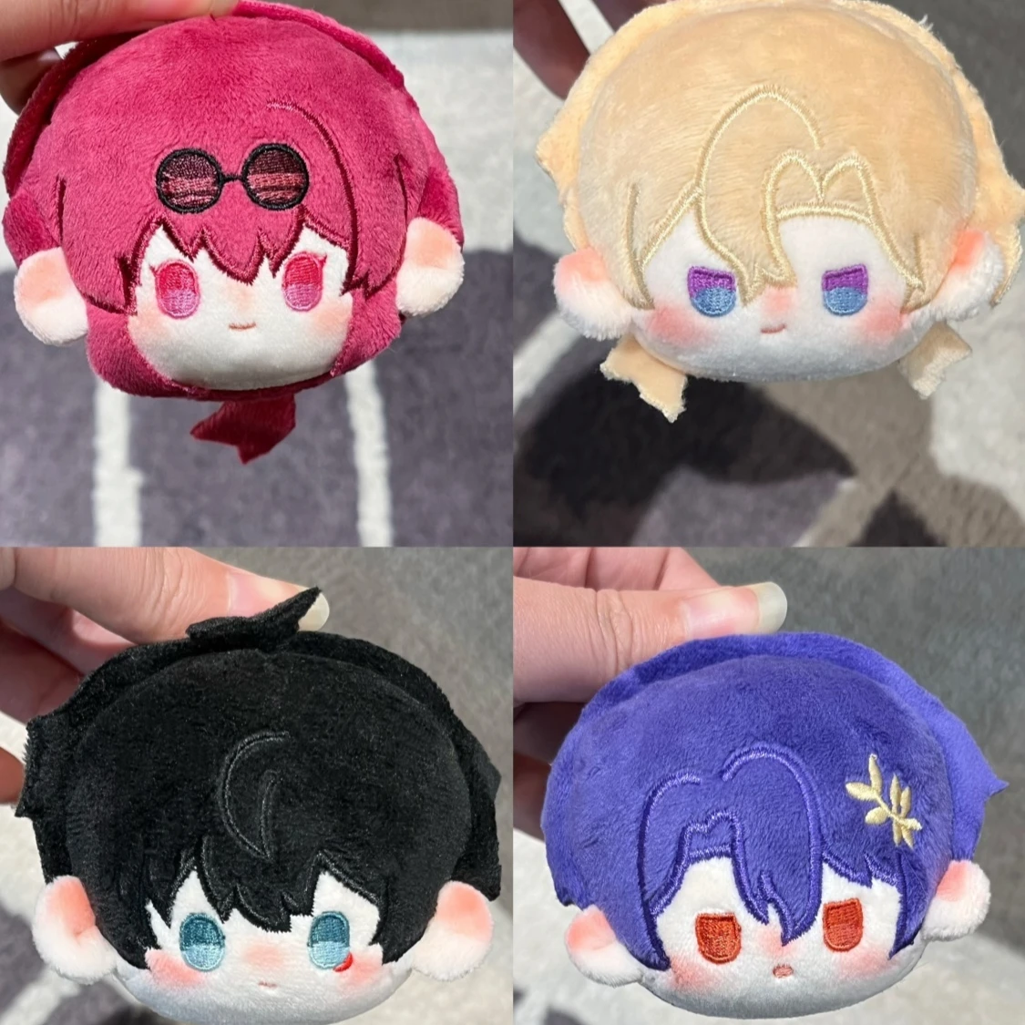 Anime Game Honkai: Star Rail Aventurine Kafka Dr. Ratio Dan Heng Cosplay Cotton Doll Dango Keychain Stuffed Pendant Toy 10cm