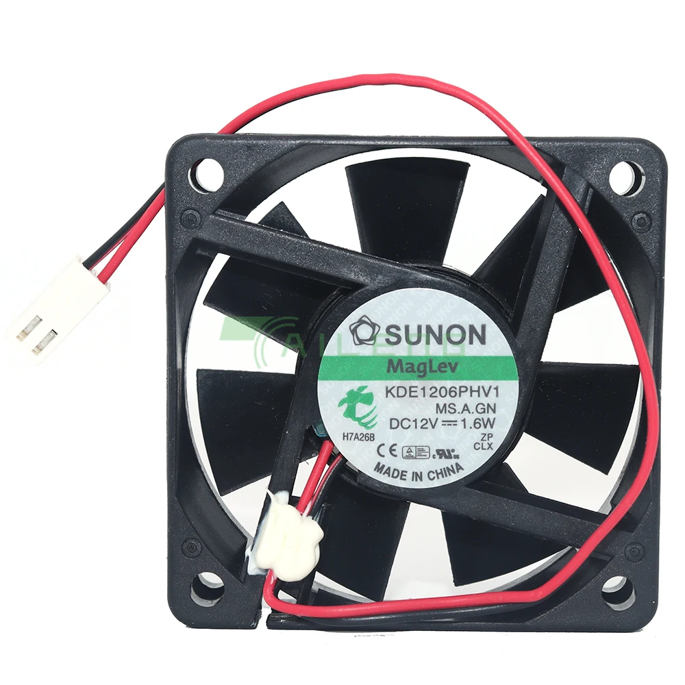 Imagem -02 - Ventilador Maglev para Sunon 6015 Ventilador Silencioso para Projetor Fonte de Alimentação Gabinete Cooler Kde1206phv1 Ms. gn 60 mm 6cm 12v 1.8w