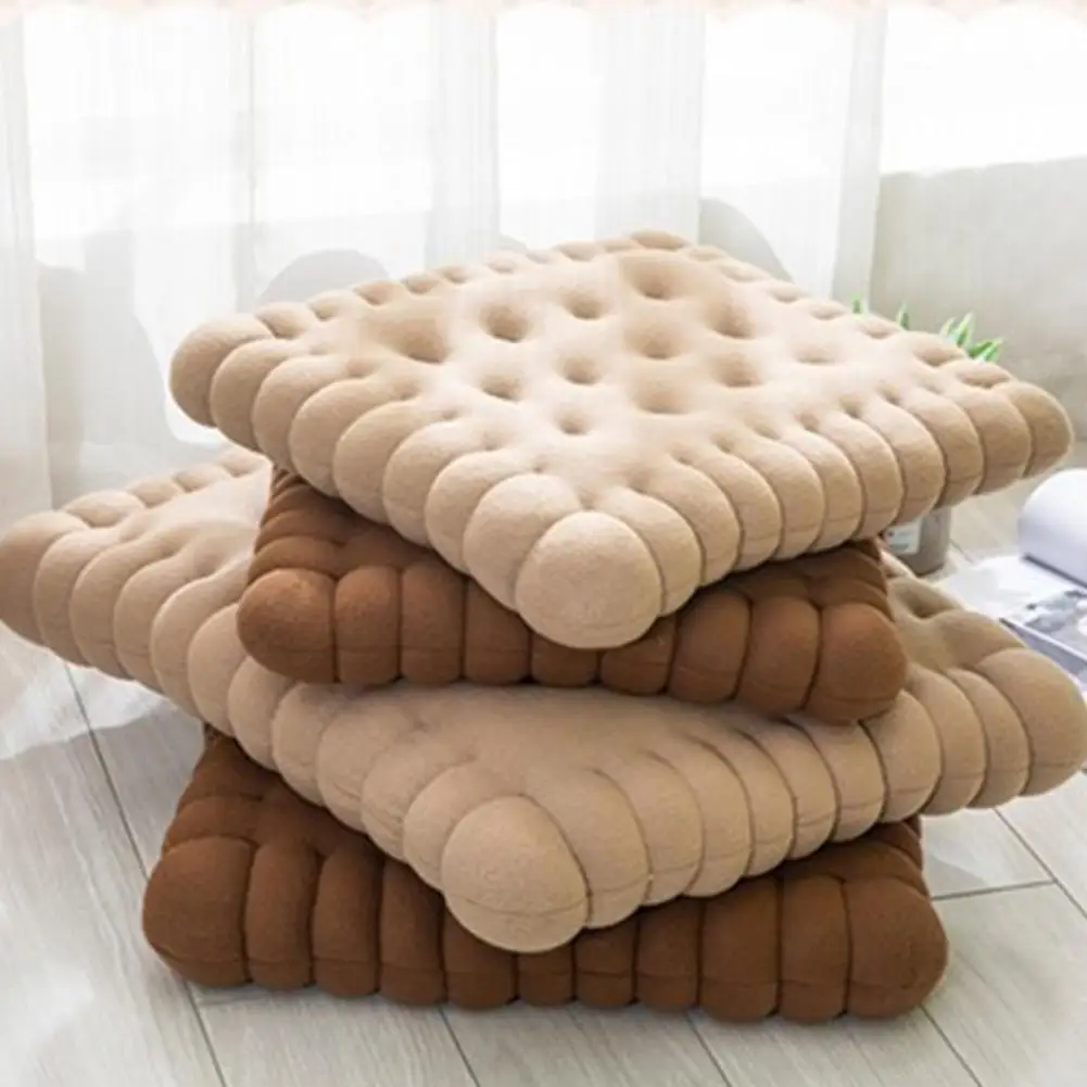 for Home Decor for Home PP Cotton Cushion Pillow Biscuit Shape Anti-fatigue Home Decor Safa Decor