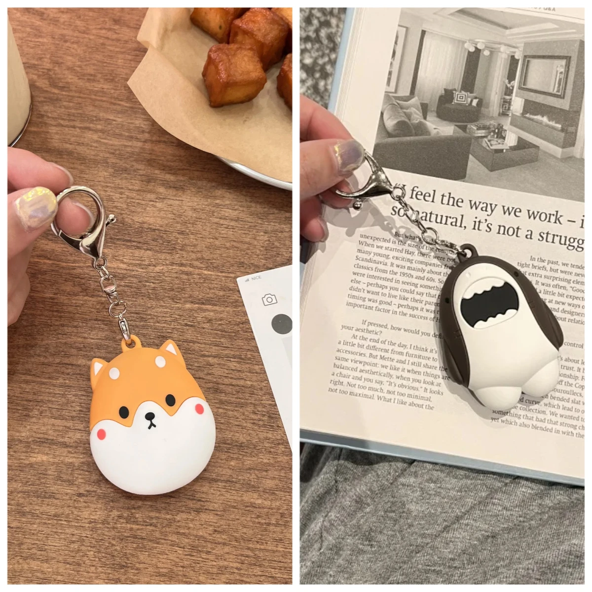 For Samsung SmartTag 2 Case 2023 Protector Cover Cartoon Dog Shark Pattern Soft Silicone Shell Skin Cover