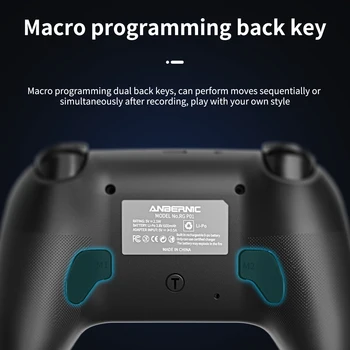 ANBERNIC RG P01 Retro Games Controller Wired/Wireless Bluetooth RGB Hall Effect Joystick XBOX Gamepad for PC Android IOS Steam 6