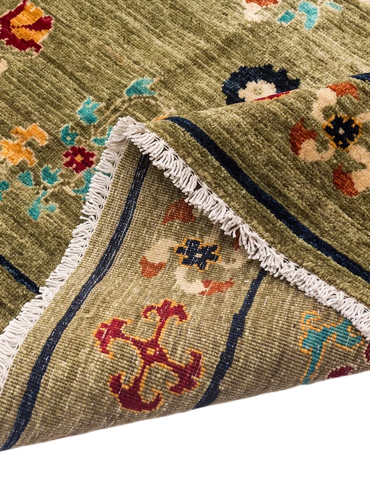 

Afghanistan imported American Chinese high-end hand-knotted villa wool living room bedroom carpet