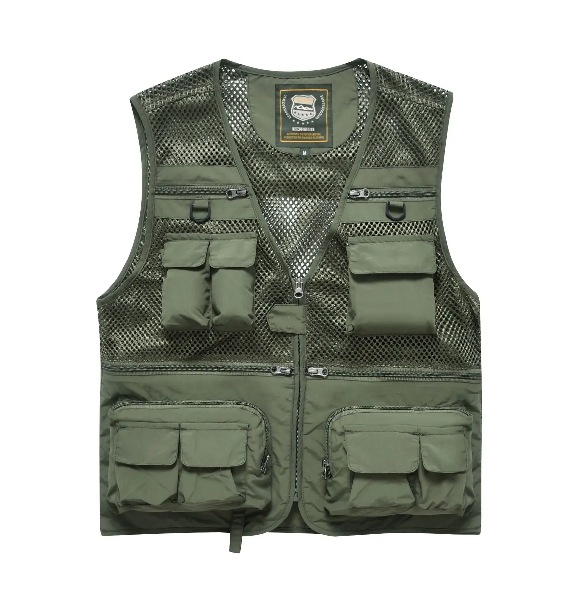 

2024 Men's Summer Outdoor Multi-Pocket Photography Mesh Breathable Fishing Thin Vest