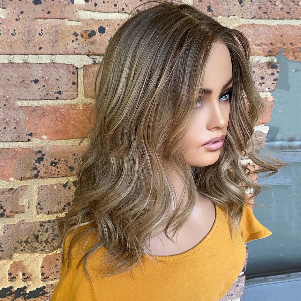 

Предварительно выщипанные бесклеевые натуральные объемные волны, мягкие 5x5 шелковые основы, светлые еврейские человеческие волосы, парик из натуральных волос, детские волосы HD, кружевные европейские волосы