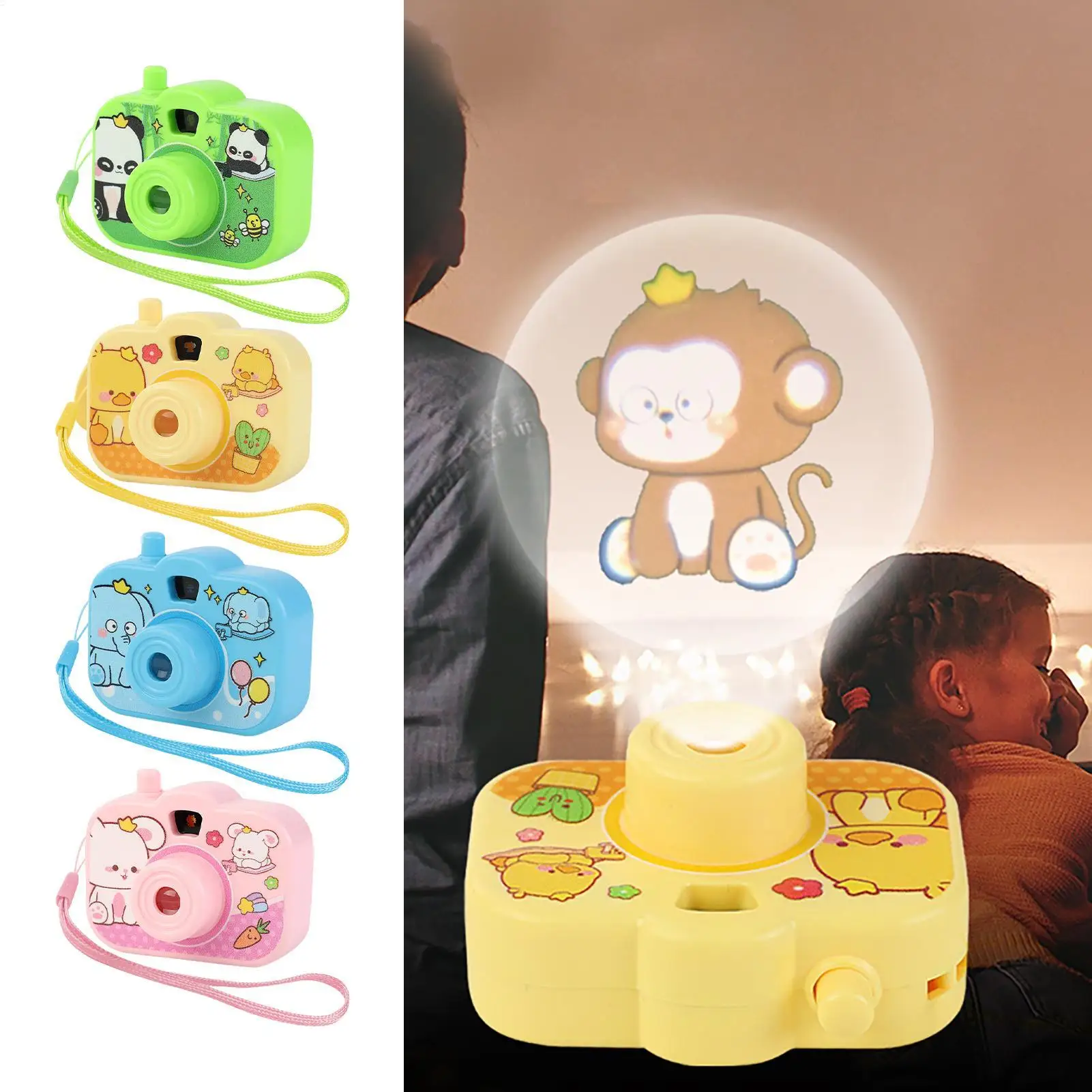 Kids Projector Camera Animal Image Small Projector Educational Projector Toys Portable Early childhood intellectual education