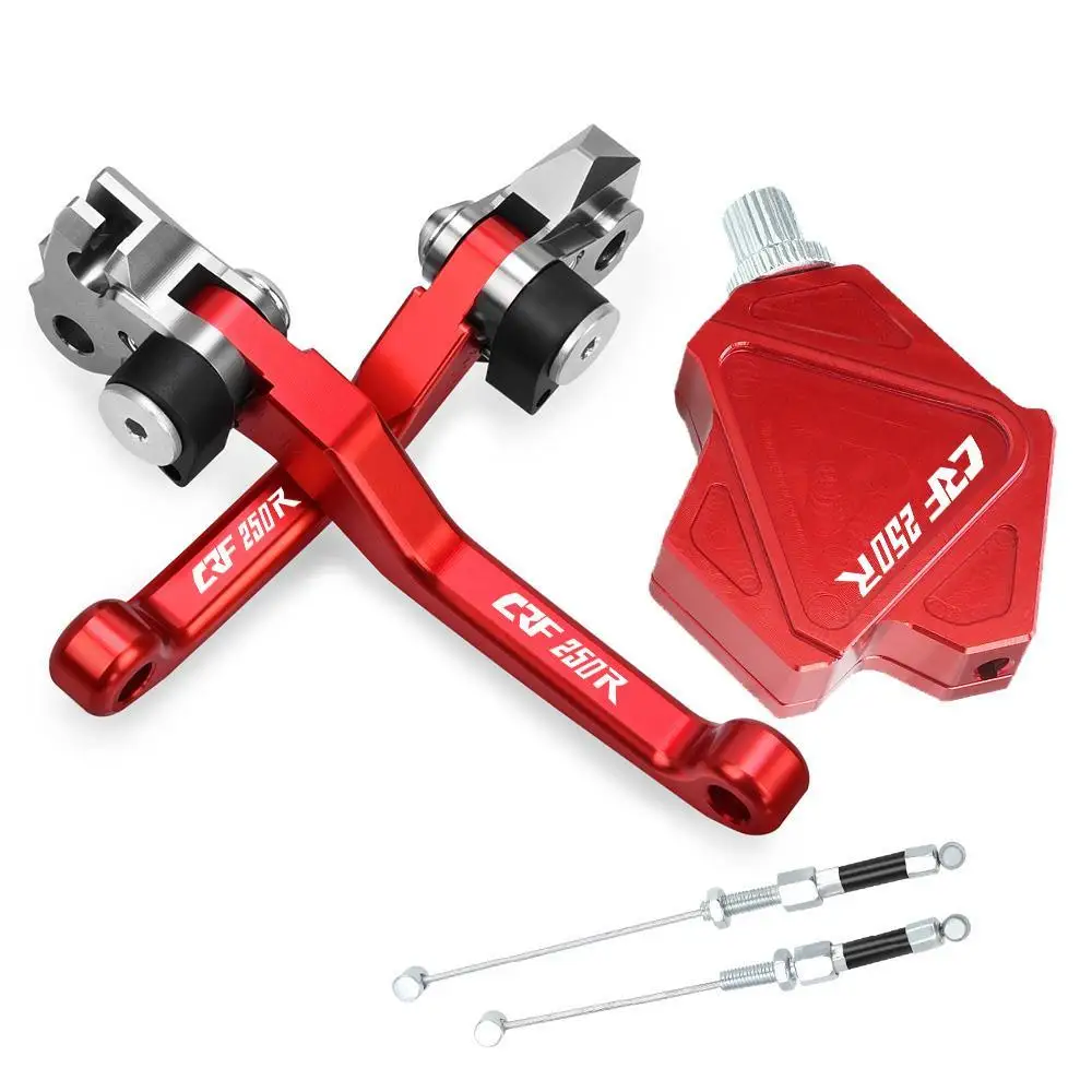 

For HONDA CRF250R CRF 250R 2007-2018 2017 CNC Brake Clutch Levers Master Cylinder Pump Stunt Clutch Pull Cable Lever Easy System