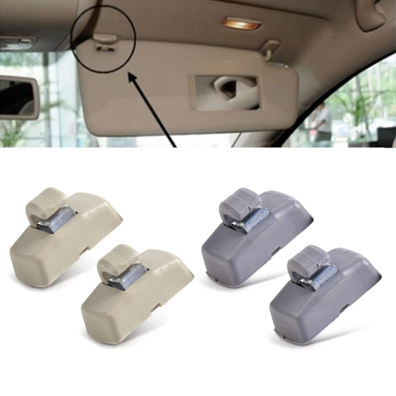 1 Pair  Visor Clip Hook Bracket Retainer Interior Trim Fastener Clip for Golf-Jetta Passat-Polo Seat-Beetle 3B0857561