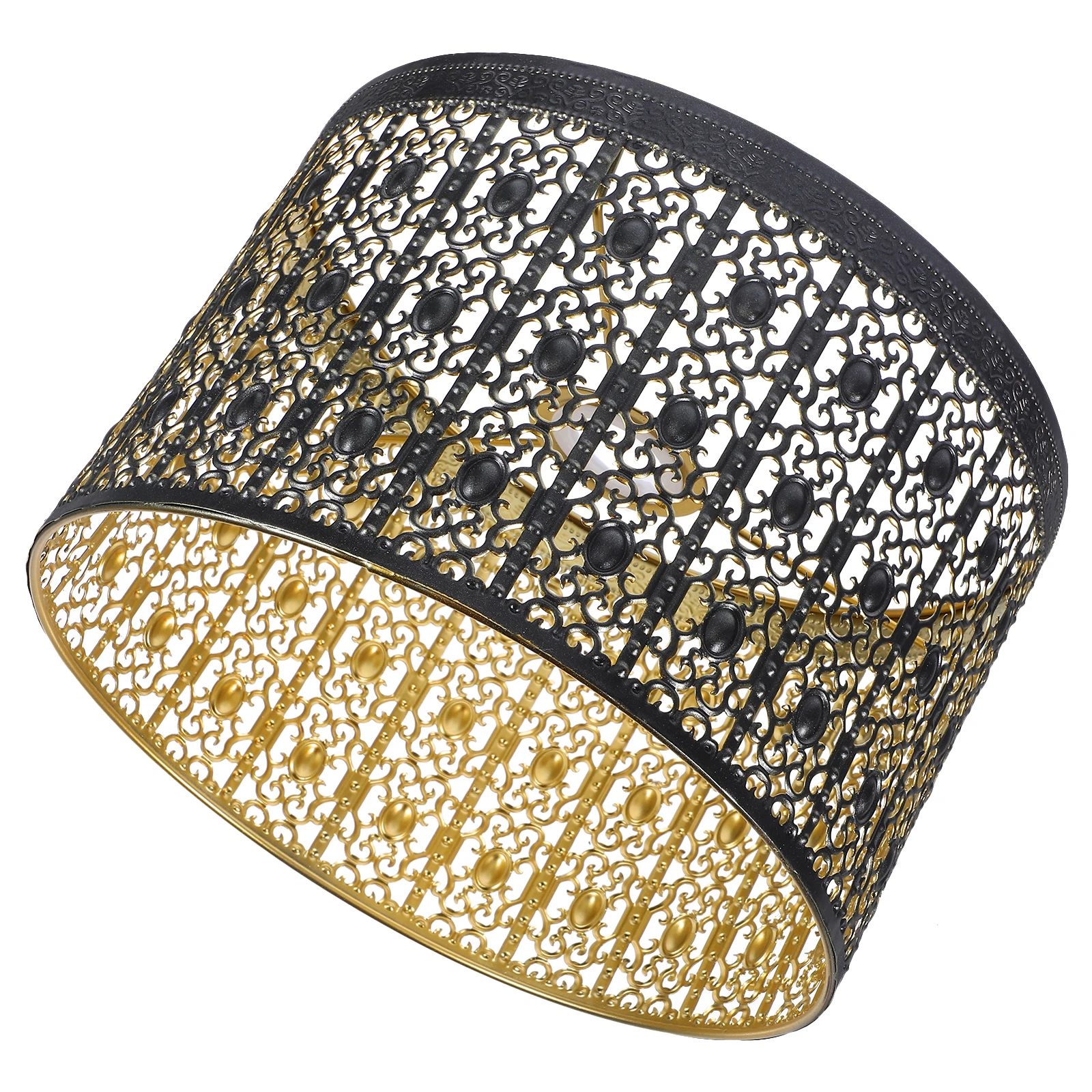 

Modern European Table Lamp Shades Iron 2.4cm E27 E14 Base Tree Leaf Warm Lighting Home Metal Mesh Cover Lampshade