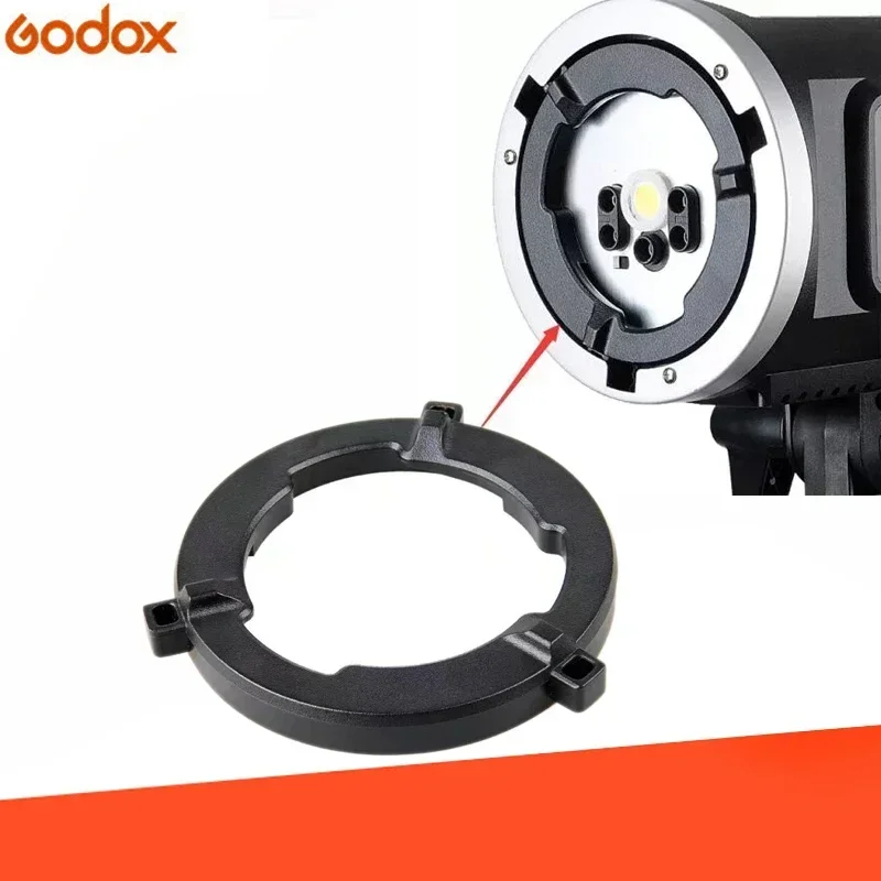 Godox AD-CS Bowens Mount Adapter Fixed Locking Ring for AD600 flash series using AD-H600B and AD-H1200B Flash Heads