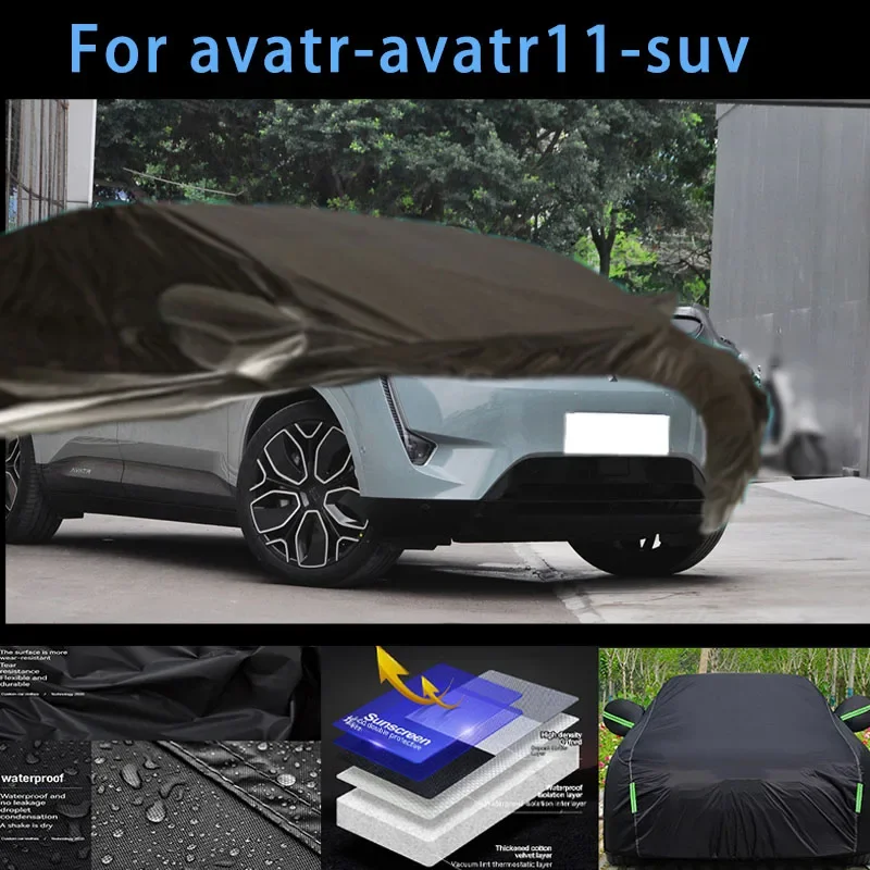 For audi-avatr11-suv Outdoor Protection Full Car Covers Snow Cover Sunshade Waterproof Dustproof Exterior Car accessories