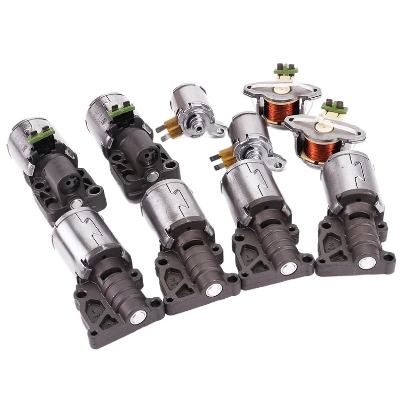 

(10 Piece Set) Transmission Control Valve Solenoid Valve Kit For Audi A4-A7 Q5 Electromagnetic Valve Replacement 0B5DL501
