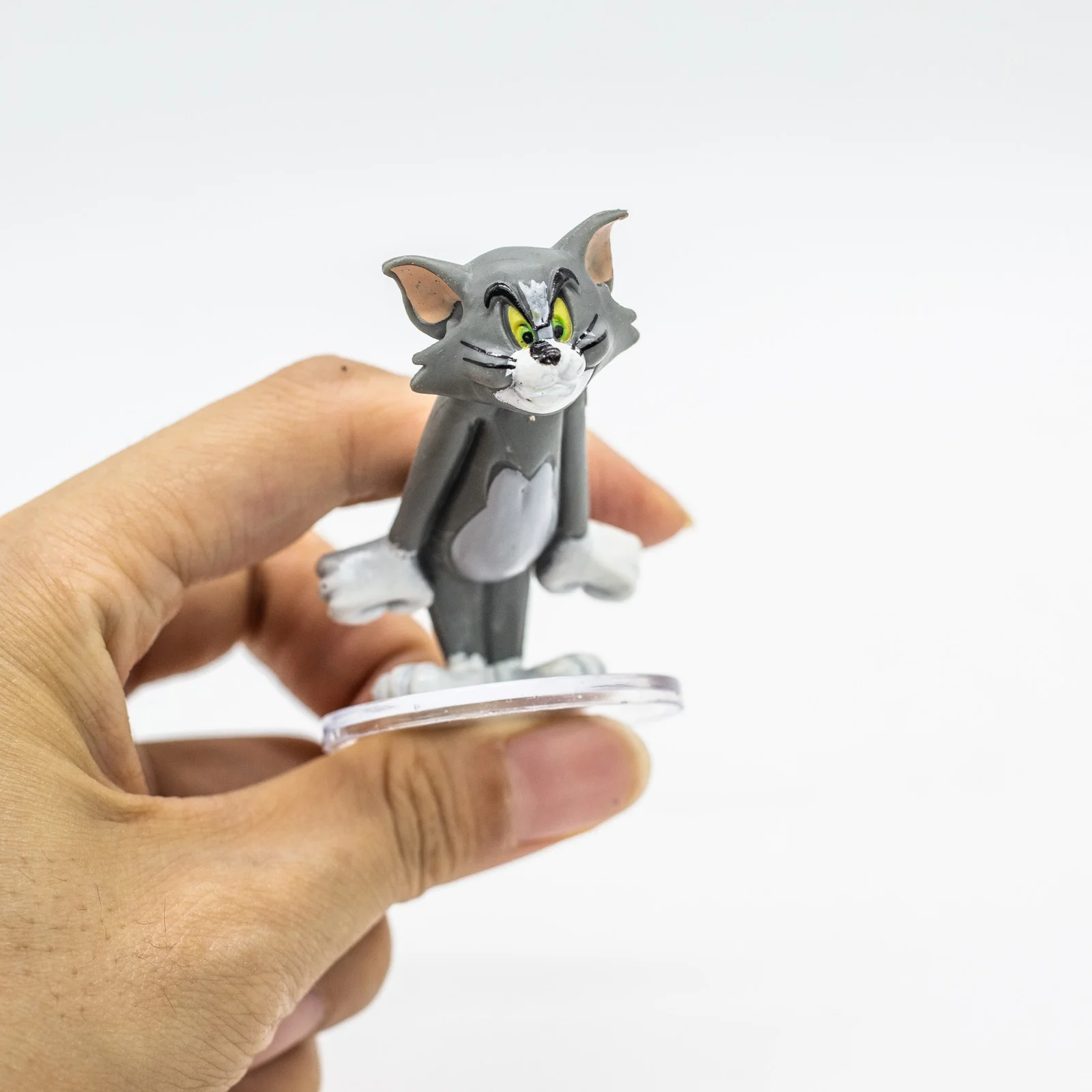 Figurine d'action Anime Mini poupée mignon Spike chien Toms chat Jerry souris drôle dessin animé Figurine Table ornements enfants cadeaux d'anniversaire