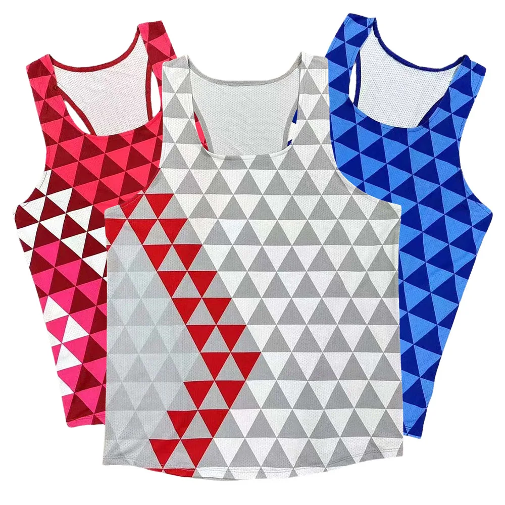 

Men Running Marathon Singlets Sleeveless Gym Clothing Men Sleeveless Tank Top Vest for Men Running Vest Customization