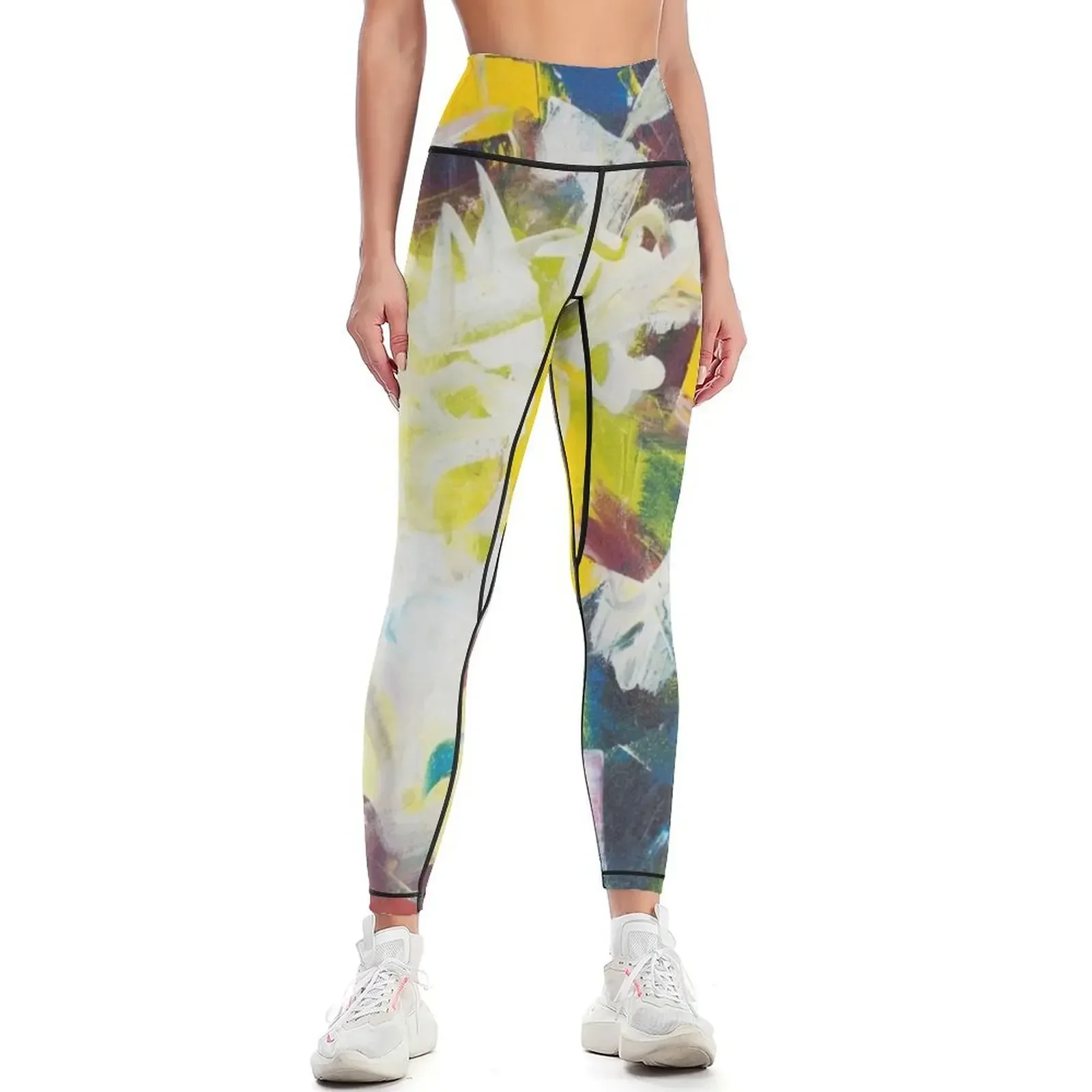 

Abstract Petals in Motion Leggings high waist sports shirts gym legings for fitness Clothing fitness Womens Leggings