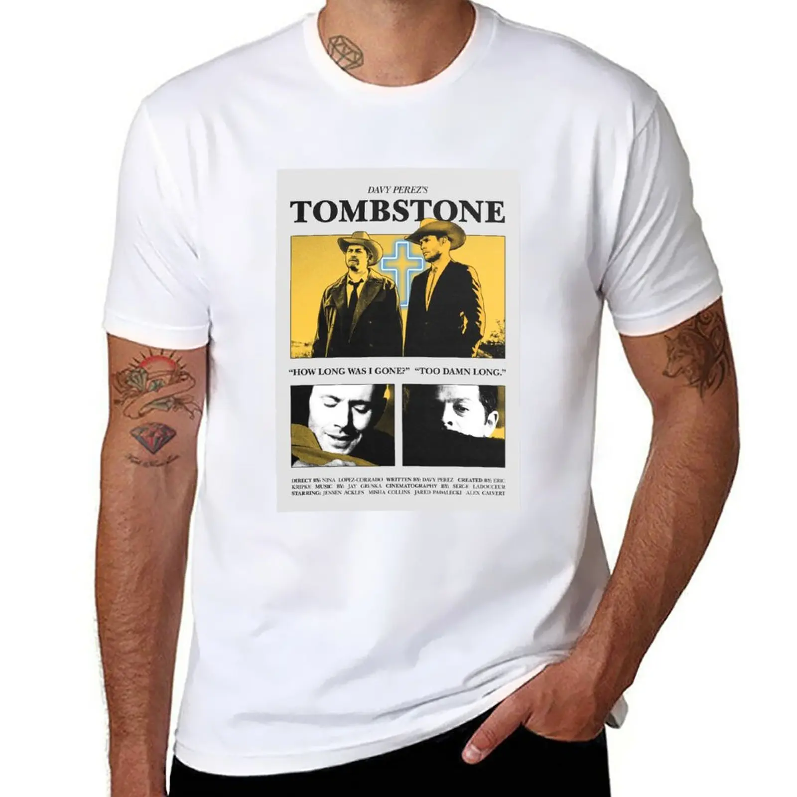 

New Tombstone T-Shirt graphic t shirt Anime t-shirt t shirts for men cotton