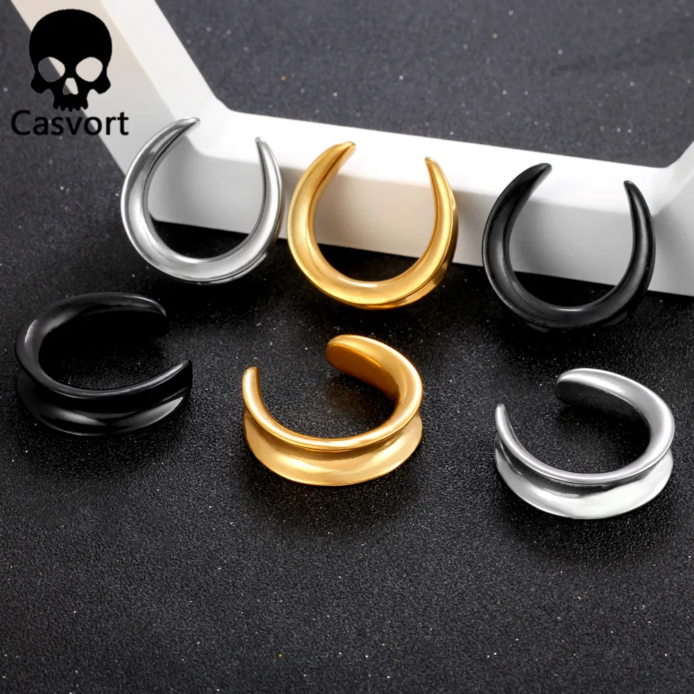

Casvort, 10 шт., оптовая продажа, ежедневные туннели с заглушками для седла, ушные приборы, растяжки, модные украшения для пирсинга тела
