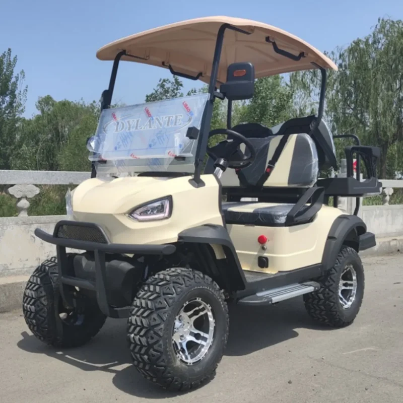 Specializing In The Production Of Scenic Mini Tourist Buses 4 6-Seater Folding Back Seat Electric Sightseeing Bus Golf Club Car