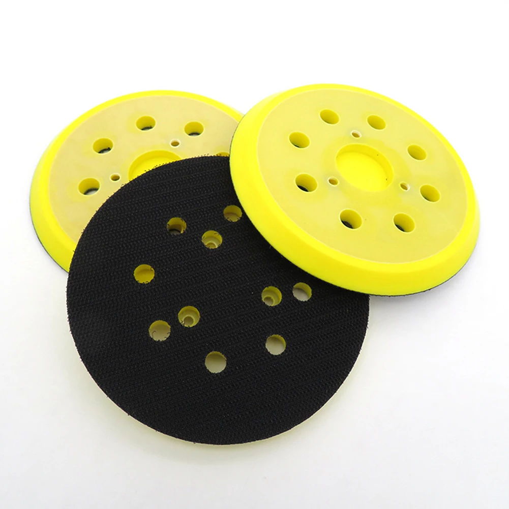 

Sanding Backing Pad 5 Inch / 125mm 8 Holes 3 Nails Fits Power Sander For Electric Grinder Polisher Tools Rubber