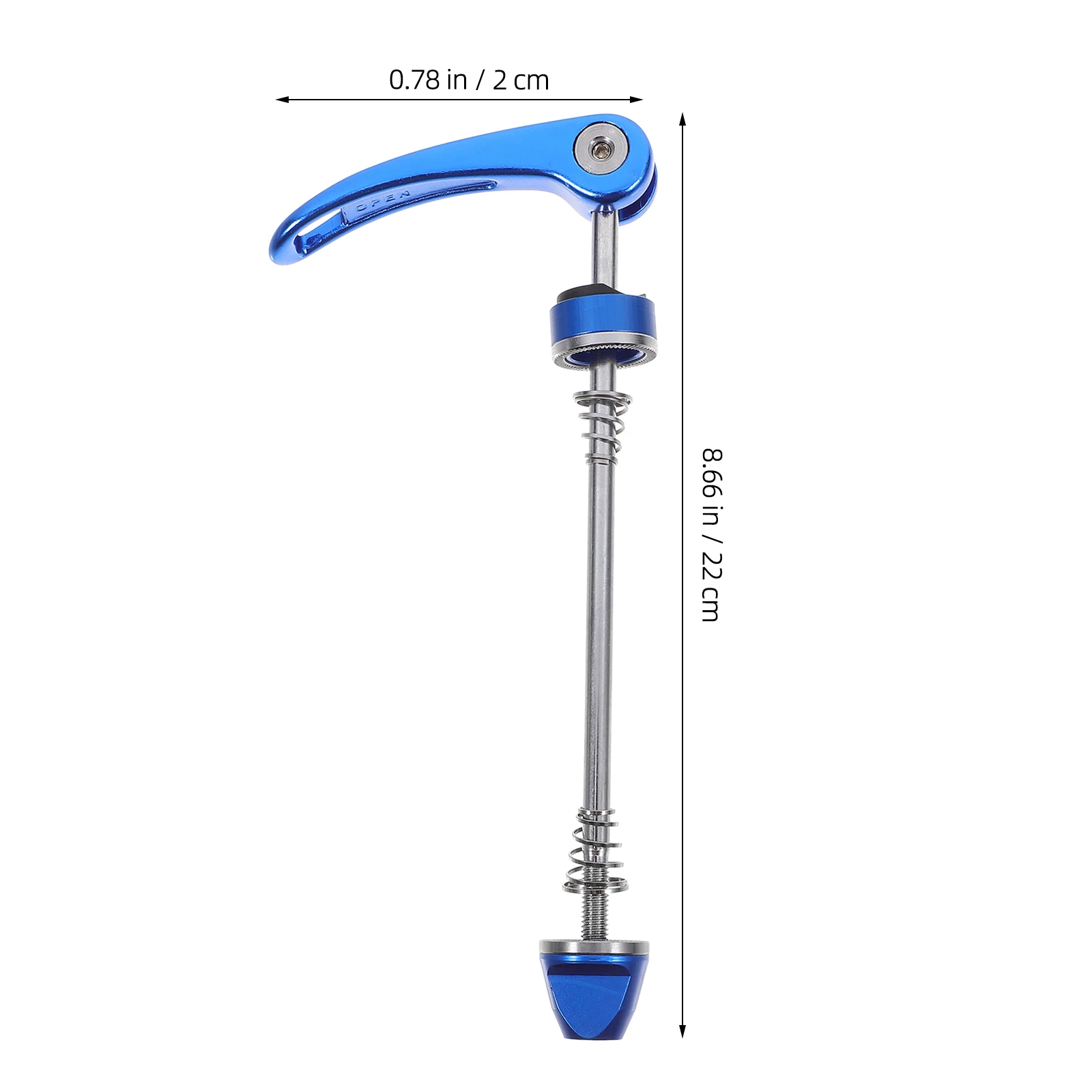 دراجة الجبهة محور العجلة الترباس الأزرق الإفراج السريع سيخ 157 210Hub الطريق الجبلية الدراجات دائم المحمولة إصلاح الألومنيوم #3