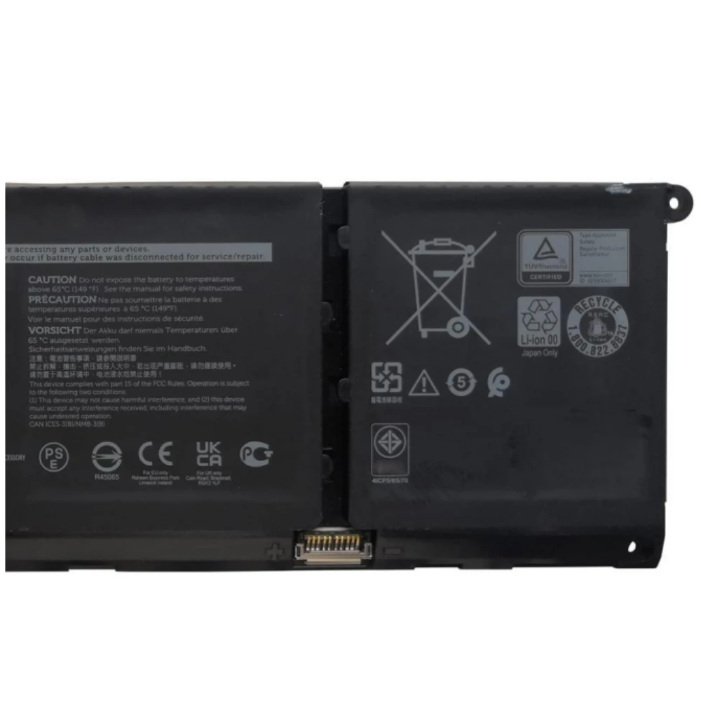 Imagem -03 - Bateria do Portátil Dell Latitude 3320 3420 3520 Vostro 3515 5415 5515 Inspiron 5418 7415 em Série Notebook V6w33 Tn70c 64wh