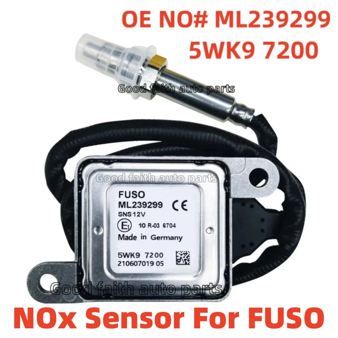 

ML239299 ML 239299 5WK97200 5WK9 7200 12V Nitrogen Oxide Sensor Nox sensor For Mitsubishi Canter Fuso 2017 After Cat