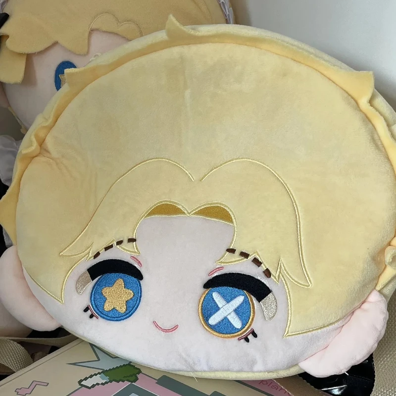 Tas Selempang Lucu Mike Morton dari Anime Game Identity V Acrobat Kawaii Face Cosplay Lolita Girl Itbag, Koleksi Hadiah untuk Penggemar