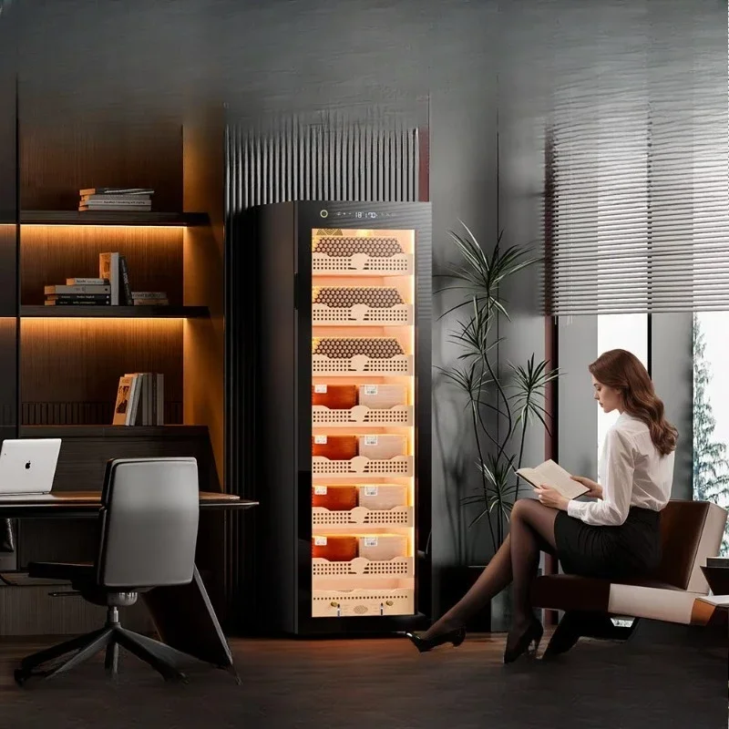 Cedar wood cigar cabinet, cedar wood cigar humidifier cabinet