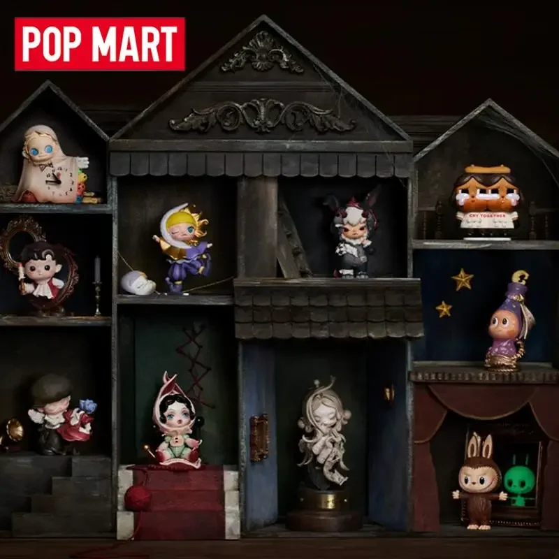 POP MART Seria „Poddasze Dziwności” Blind Box Oryginalne Zabawki Torebka Niespodzianek Mystery Box Figurka Lalki Urocza Figurka Anime Ozdoba — 2